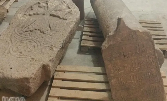 Bizans dönemine ait eserler ele geçirildi