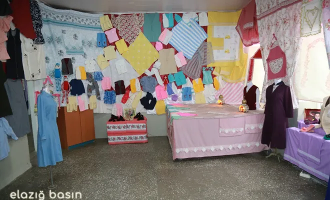 Birbirinden güzel eserlerin sergisi yapıldı