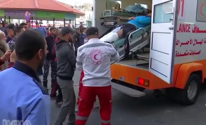 Siyonistler Gazze'de 80 hedefe saldırı düzenlendi  