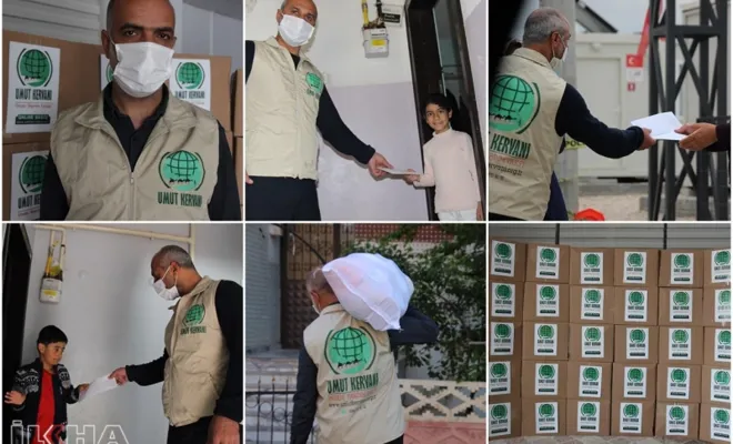 Umut Kervanı Elazığ’da 500 aileye gıda ve nakdi yardımda bulundu