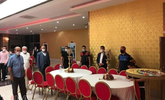 Elazığ’da düğün salonları denetlendi 