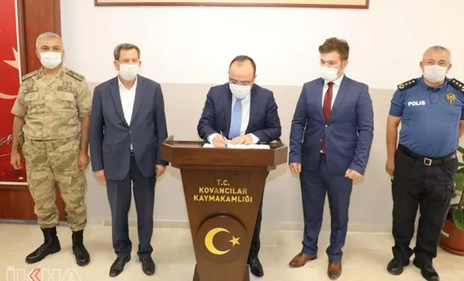 Elâzığ Valisi Erkaya Yırık, Kovancılar ilçesinde incelemelerde bulundu