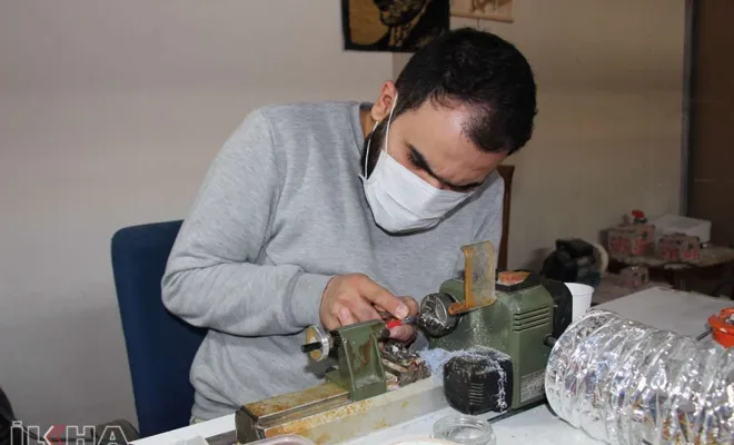 Hobi olarak başladığı işte usta oldu 