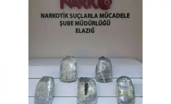 Elazığ'da uyuşturucu ticareti yaptıkları iddiasıyla 2 kişi tutuklandı