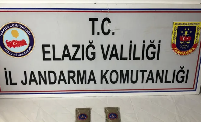 Elâzığ'da 315 gram toz esrar ele geçirildi
