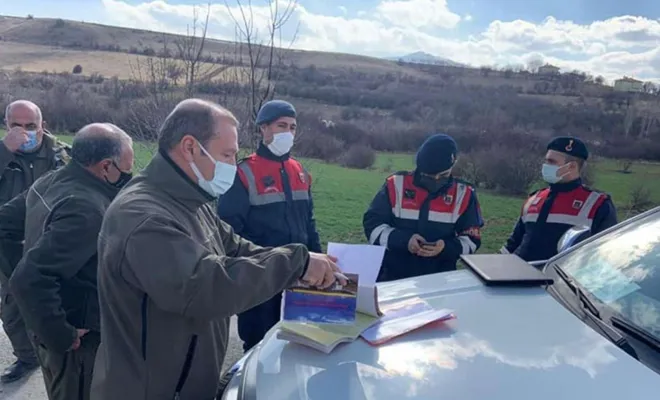 Kaçak avlanan 5 kişiye yasal işlem yapıldı  