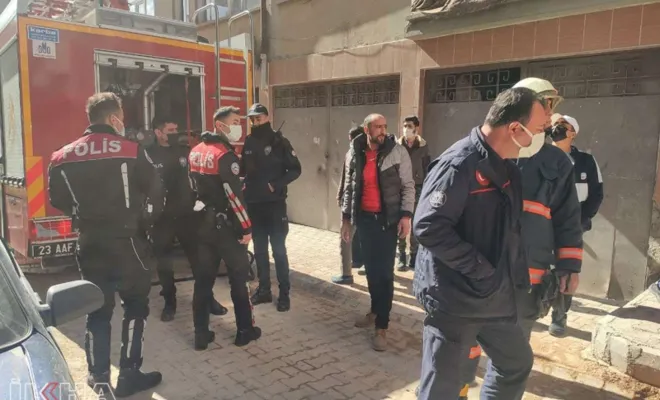 Metruk binada çıkan yangın halkı tedirgin etti