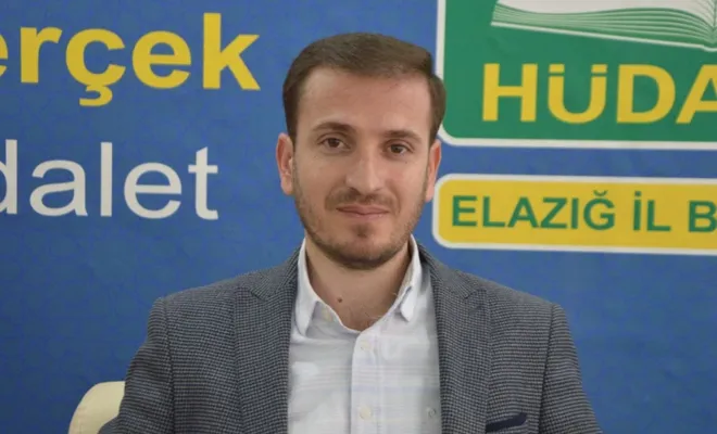 HÜDA PAR Elazığ İl Başkanı Yasin Kavaklı “Dünya Kudüs Haftası” mesajı yayınladı