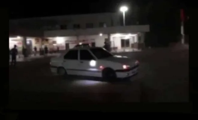 Otogarda drift yapan gençler kazaya davetiye çıkardı