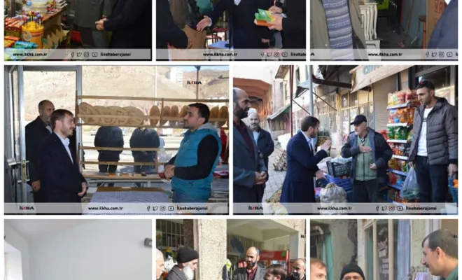 HÜDA PAR Elazığ İl Başkanı Kavaklı Maden ilçesi ve köylerini ziyaret etti
