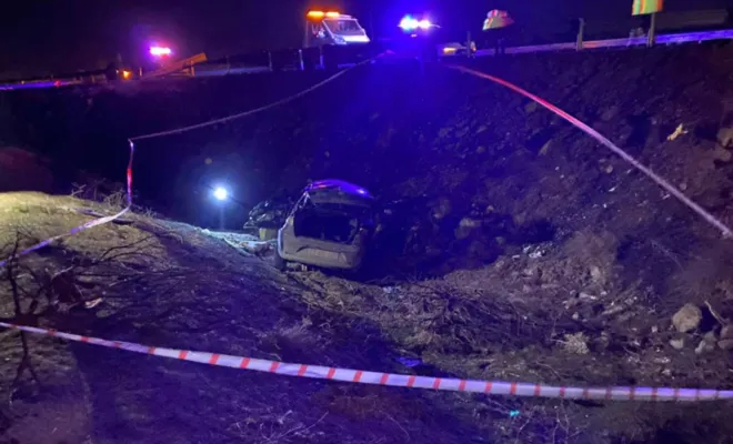 Elâzığ’da otomobil devrildi: 2 ölü, 2 yaralı 