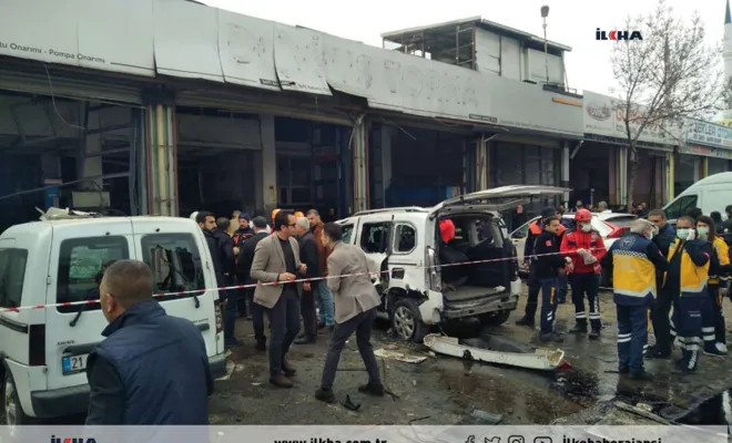 Diyarbakır'da sanayi sitesinde patlama: 5'i ağır 10 yaralı  