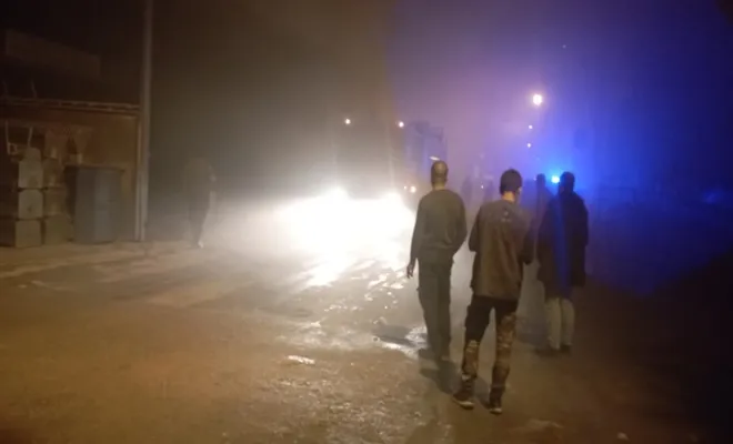 Elazığ'da sanayi sitesinde yangın 
