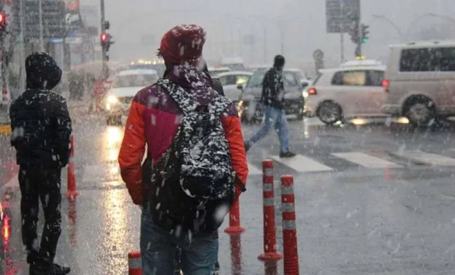 Elazığ için karla karışık yağmur uyarısı 