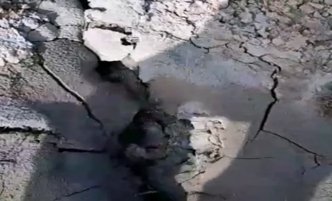 Palu'da deprem sonrası zemin sıvılaşması oluştu 