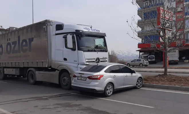 Kovancılar'da kaza meydana geldi