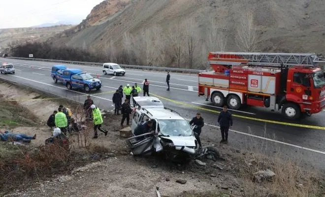 Malatya'da feci kaza 