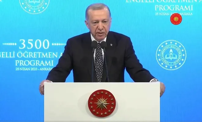 Cumhurbaşkanı Erdoğan: Mayıs ayında 45 bin sözleşmeli öğretmen ataması planlıyoruz