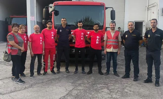 Elazığ Belediyesi İtfaiyesinden SAR Ekibine Destek Eğitimi